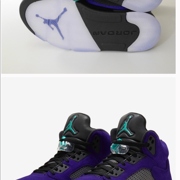 Nike Air Jordan Retro 5 2020 Alternate Grape - Picture 2 of 2